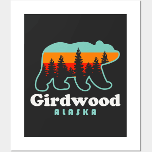 Girdwood Alaska Bear Vacation Trip Posters and Art